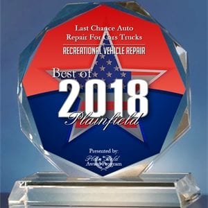 Best Auto Repair Shop, Plainfield, IL, 2018