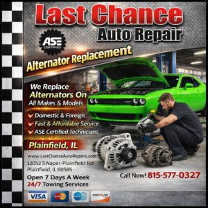 Alternator Replacement Plainfield, IL
